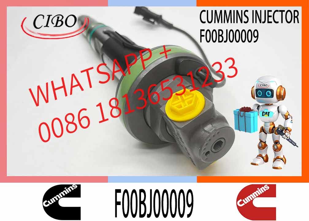Construction Machinery Parts Fuel Injector For QSK19 Diesel 0986435616 F00BJO0008 F00BJ00009 For CUMMINS Diesel Engine