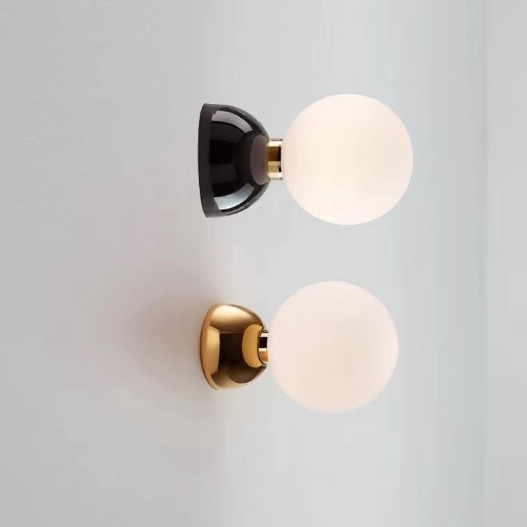 Minimalist gold and black led bedroom wall lights simple black led minimalist indoor Wall Lamp