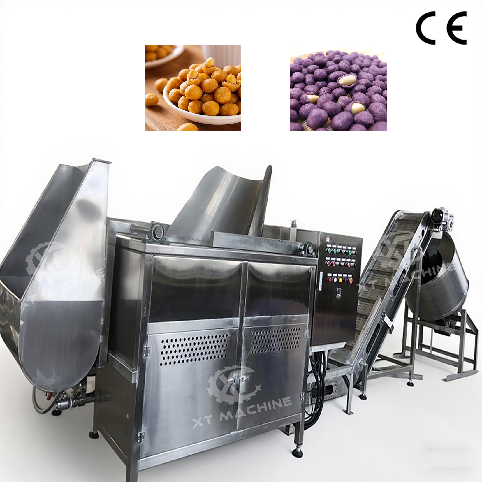 Automatic Temperature Control Peanut Fryer French Fries Fryer Food Frying Machine