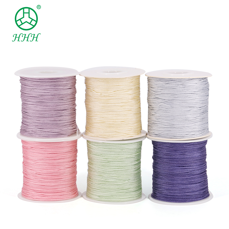 72 Jade Thread Customized Handmade Rope Bracelet Materials 0.8mm Braided Rope Design