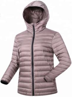 Quality Basic Style Ultra Light Down Jacket , Insulated Ladies Down Winter Coats for sale