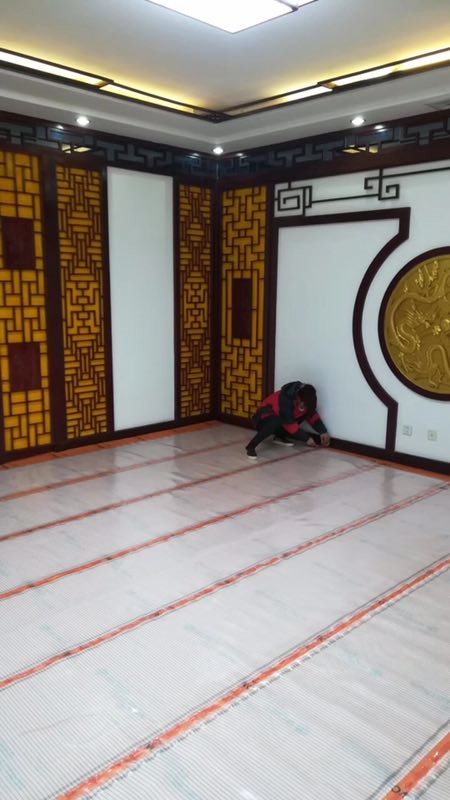 Graphene Infrared Floor Heating Film For Office / Yoga Studio / Hotel Use