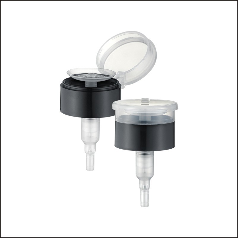 Non Spill Cosmetic Makeup Cleaner Remover with Spring Outside Nail Pump OEM/ODM Supported