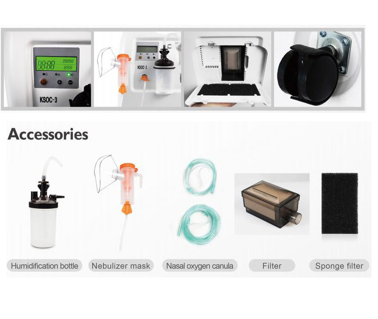20% off discount price fast shipment 93% Purity 5LPLM Portable Oxygen Concentrator 1L-5L