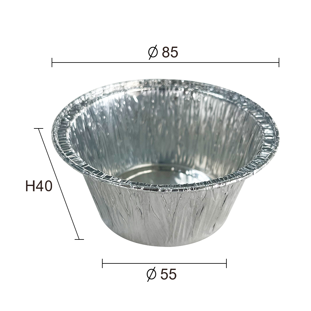 Proper Disposable Cheesecake Cupcake Aluminum Foil Containers for Customizable Needs