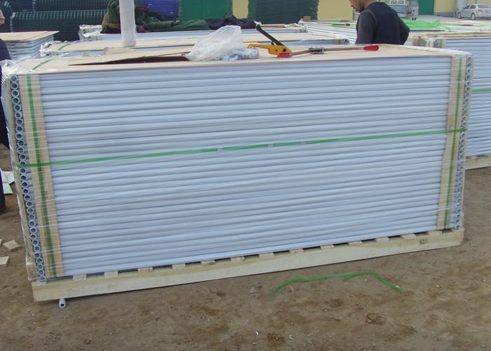 CE Galvanized Metal Crowd Control Barriers 1100X2200mm For Pedestrian