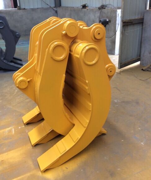 Universal Tuck Excavator Hydraulic Orange Grapple for Scraping Komatsus' Scrap Needs
