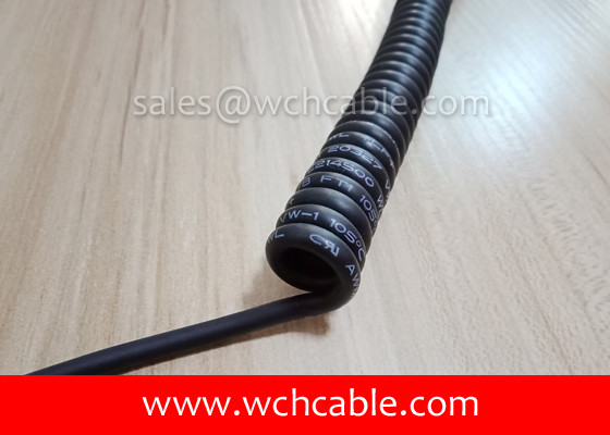 UL20475 High Quality Polyurethane Auto Spiral Curly Cable
