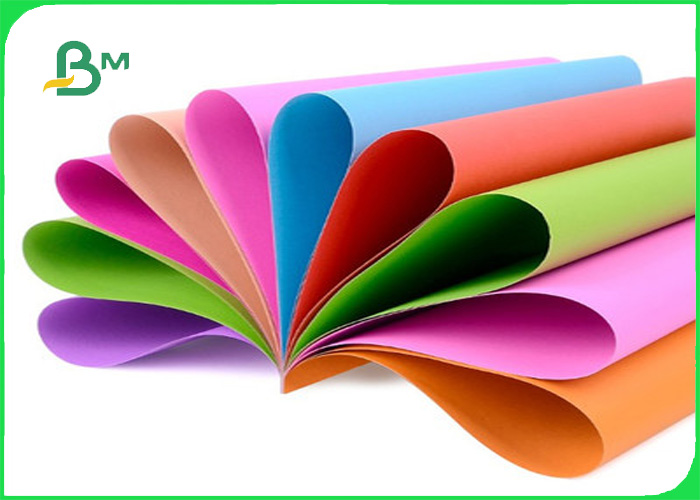 100% wood pulp Smooth surface 80gsm green colored offset paper for DIY