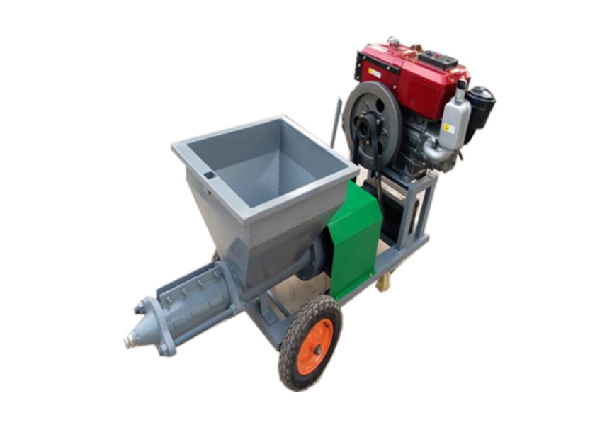 3Mpa Diesel Wall Cement Spray Plaster Machine 10M Height