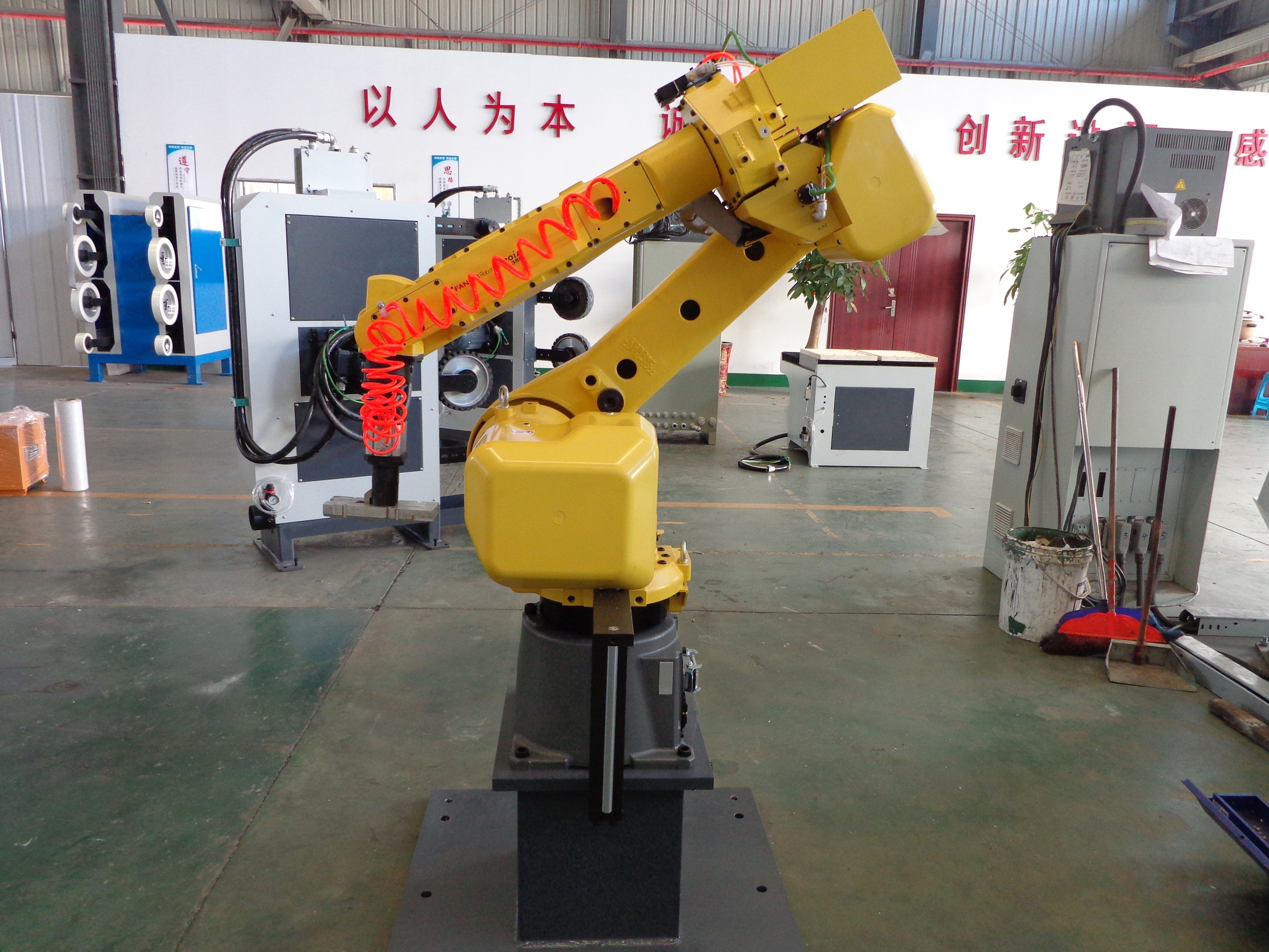 Faucet Valve 6 Axis Manipulator Automatic Grinding Machine With Robotic Arm