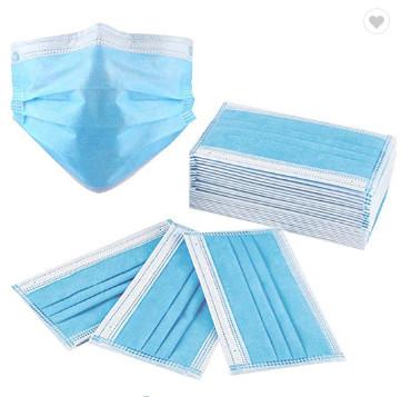 3Ply Surgical Face Mask Non Woven Air Anti Virus and Dust disposable Surgical