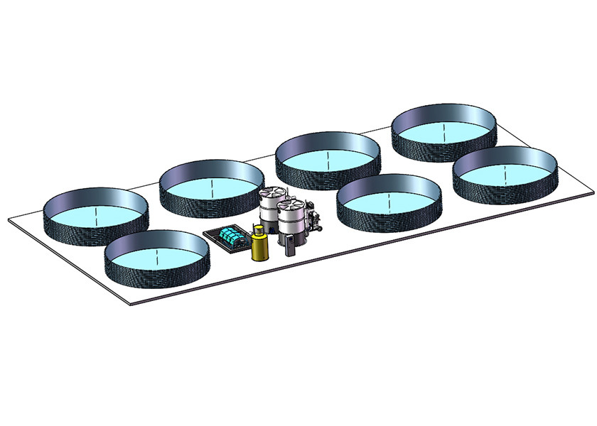 Energy Efficient Aquaponics Ras System Large Scale With Zinc Coated Tanks