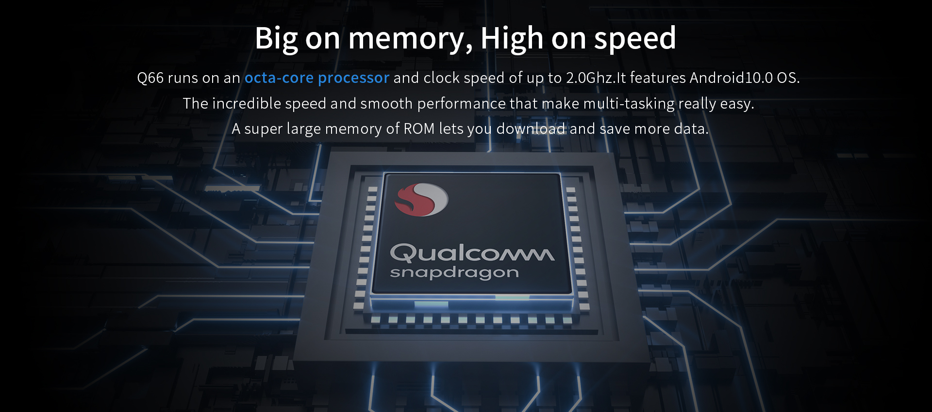 ARM OCTA Core Handheld Device with Biometric Scanner and 5.0MP Front/13.0MP Rear Camera