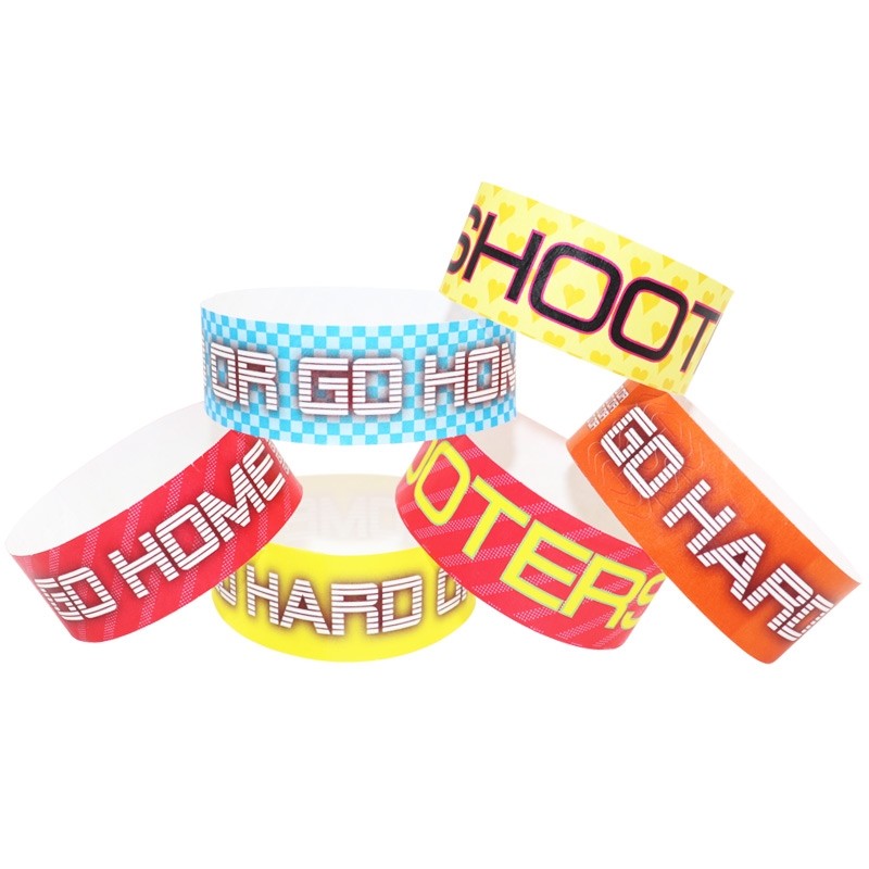 Get Noticed with Tyvek Paper Wristbands Perfect for Crowd Control and Identification