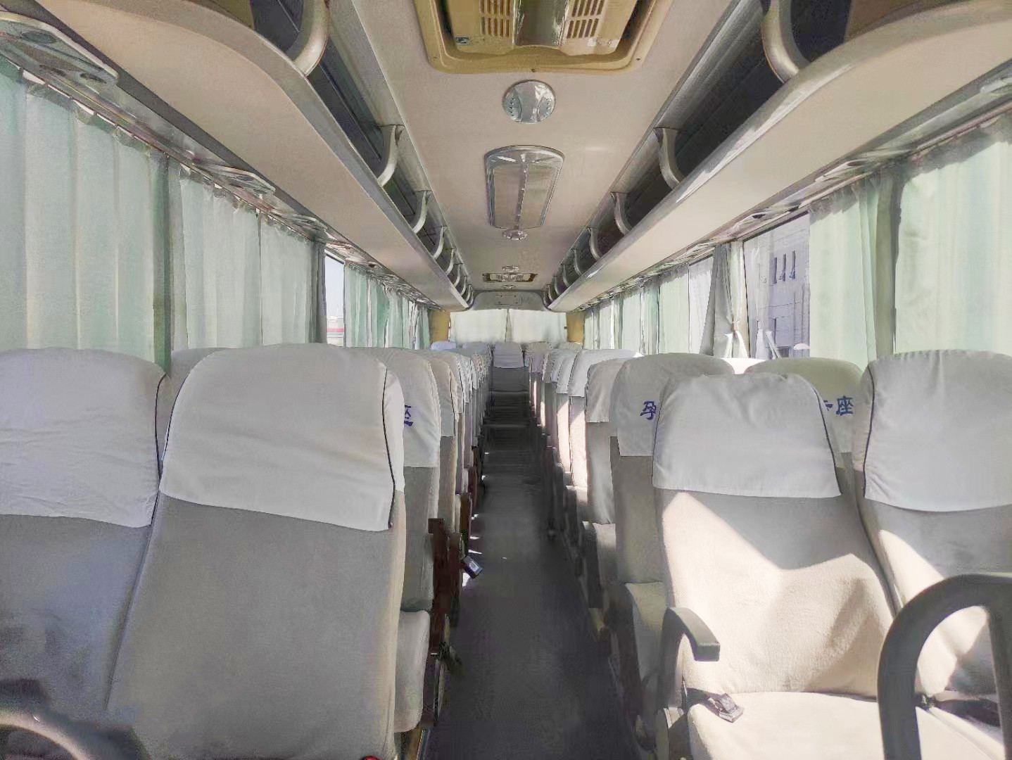 Used Passenger Coaches Public Transportation Yutong ZK6127 55 Seats Travel Bus
