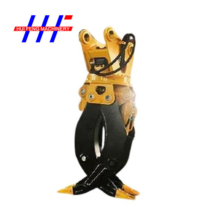 Excavator Hydraulic Grapple Log 1360mm 360 Degree Forest Timber Wood