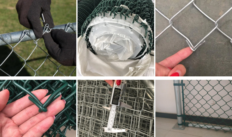 10 Guage Chain Link Wire Mesh Fence Galvanized Diamond Security Fencing