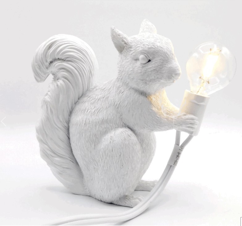 Nordic Designer Cute Animal Night Lights Creative Squirrel Table Lamp(WH-MTB-274)