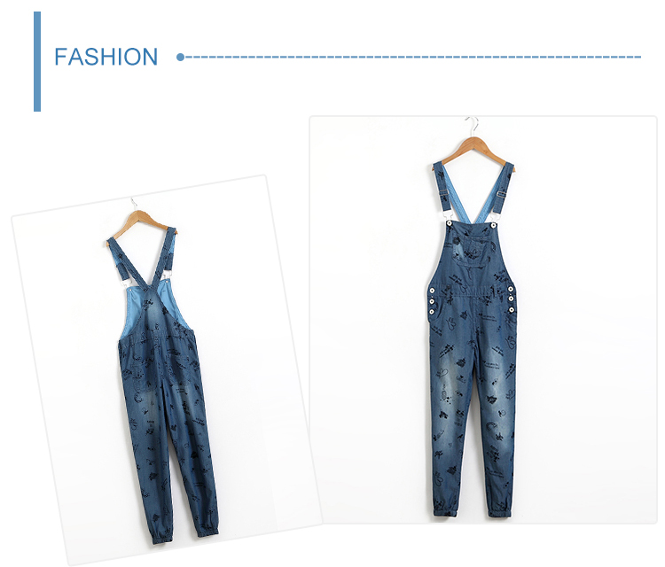 8 - 16 Years Teen Girls Denim Clothes Suspender Jeans Bib Pants Custom Design