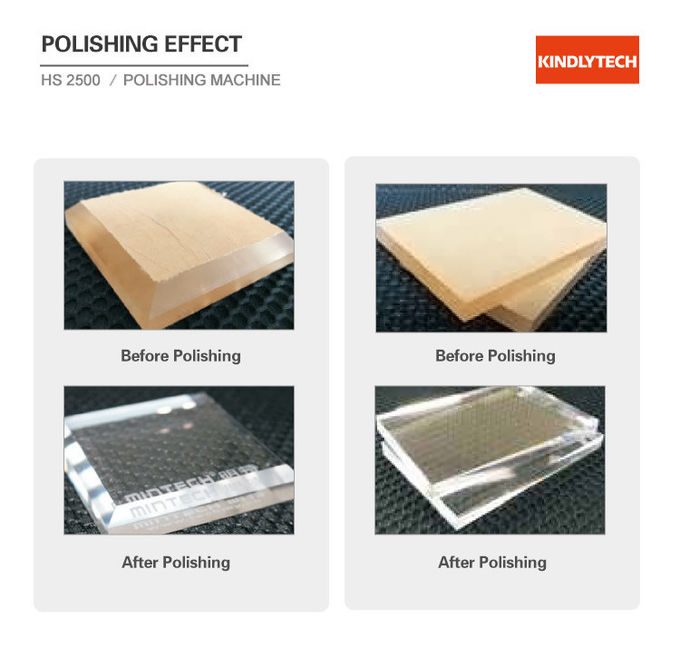 CE Approved 60hz 1300x100mm Diamond Edge Polishers For Acrylic
