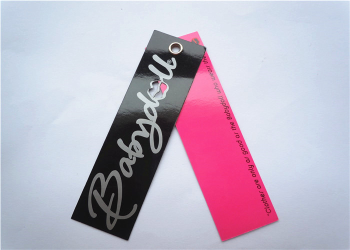 Printed Paper Tag Fabric Woven Clothing Labels Custom Apparel Tags And Labels Lightweight
