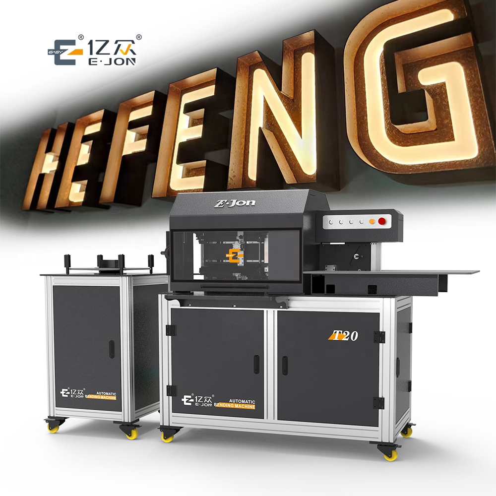 ET20 All Metal Sheet Neon Signs Making CNC Channel Letter Bending Machine for Choice