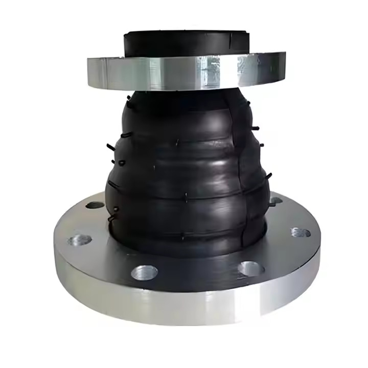 Food Grade Flange Connection Single Bellow Rubber Expansion Joint DN150 DIN PN10 SS316