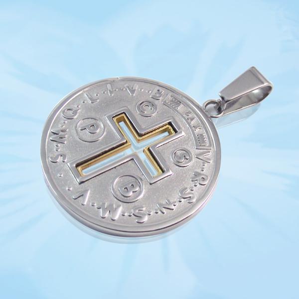 Fashion High Quality Fashion Stainless Steel Round Shapped Necklace Pendant