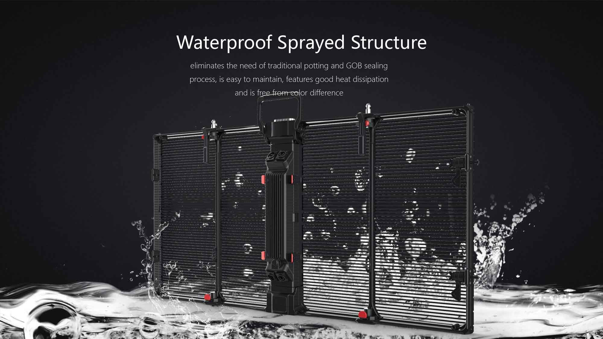 50/60HZ P3.9 Indoor Led Display Transparent 48% Ratio See Through LED Screens