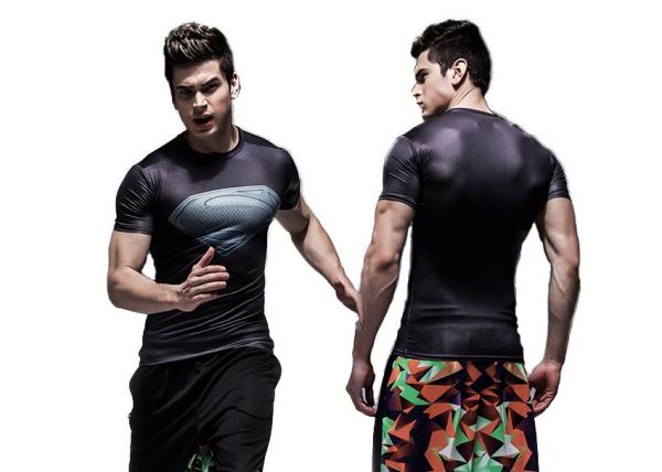 Sportides Men's Breathable Youth Sports Apparel Quick Dry L Size Short Sleeve