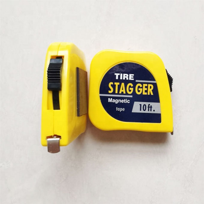 OE NO. Standard Race Car 1/4 Wide Blade x10 Foot Tire Stagger Tape Measure for Universal Year