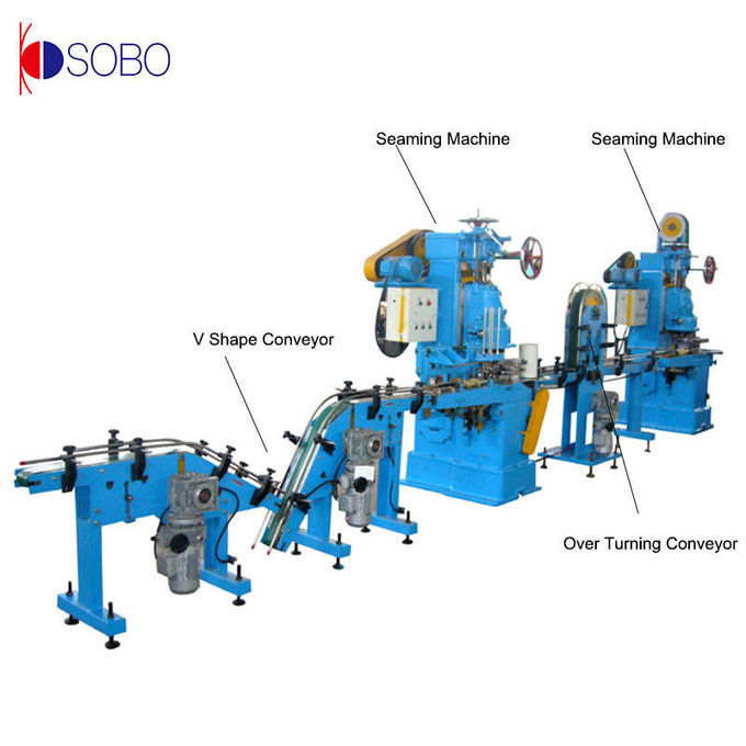 153mm Round CanChemical Can Making Machine Multifunctional CE Certified 1