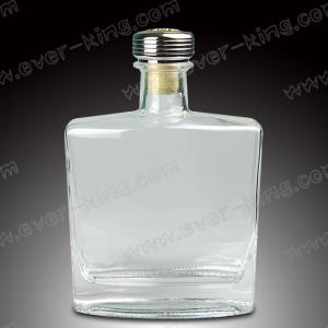 Buy cheap ISO9001 Square shaped Luxury Spirits Brandy Glass Bottle product