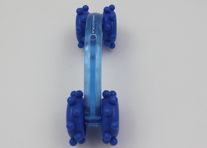 Multifunction Double Head Hand Held Body Massager With Silk Screen Logo