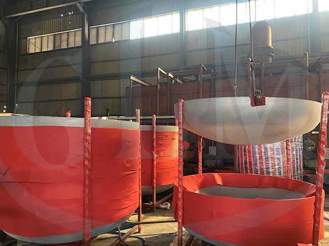ASME Semi Ellipsoidal Head O.D 3000mm 6thk(Min) For Chemicals Storage Tank