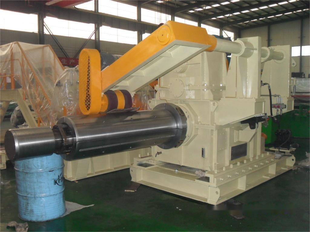 PLC Controlled Steel Coil Uncoiler Straightening Slitting and Recoiling Line for Output