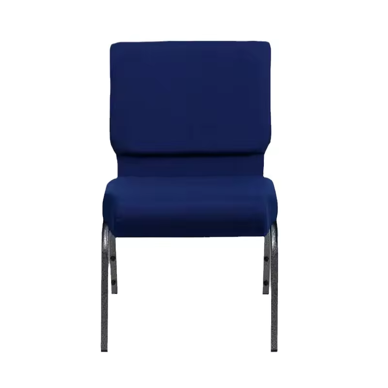 Theater Padded Church Chairs Navy Chairs For Church Fellowship Hall