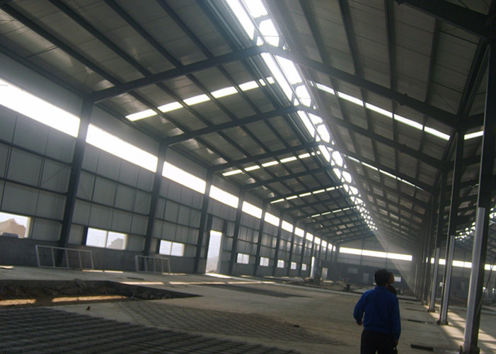 Industrial Steel Structure Plant , Insulated Steel Structure Factory