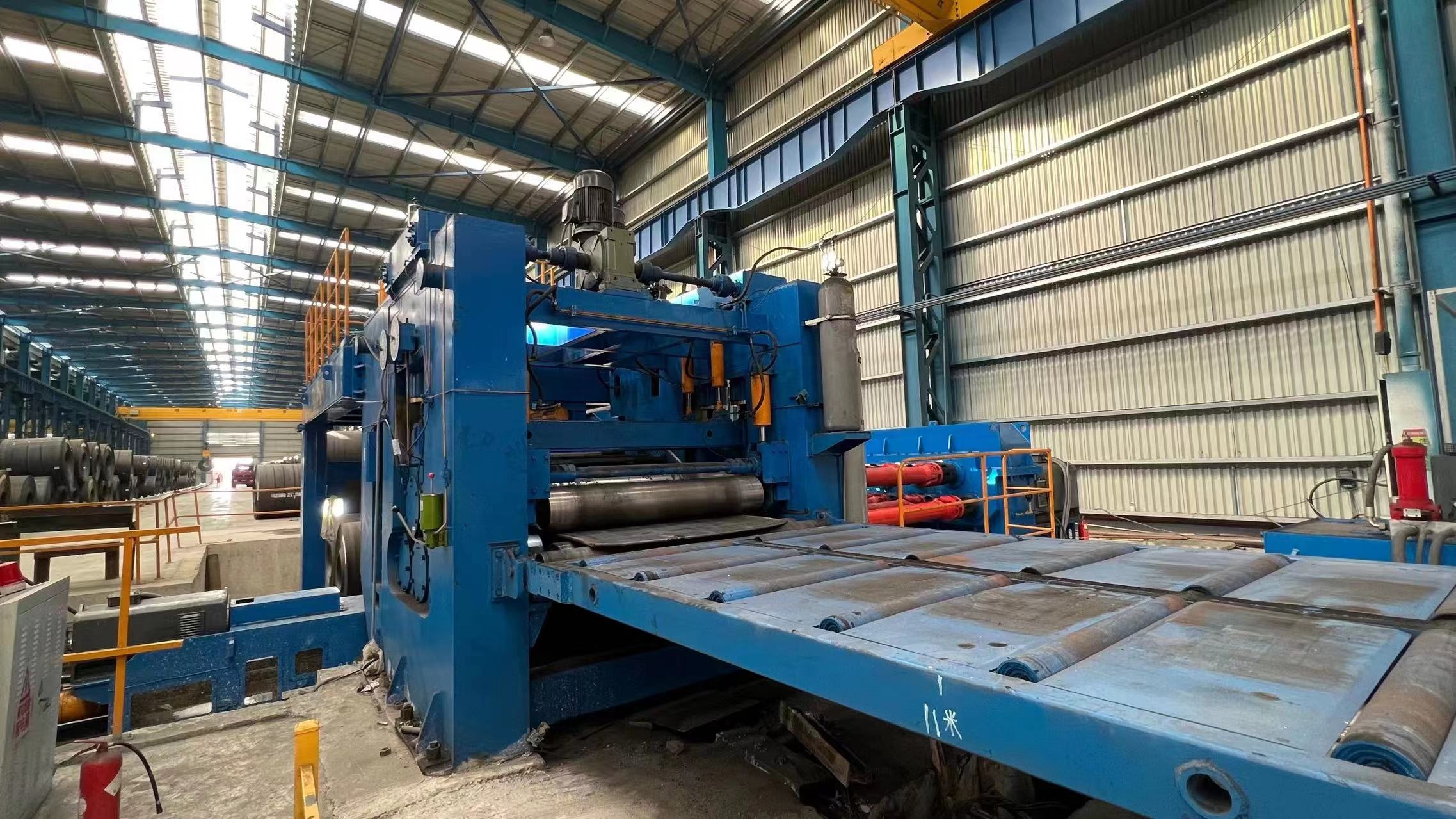Video Outgoing-Inspection Provided Steel Mill Uncoiling and Leveling Cut to Length Line