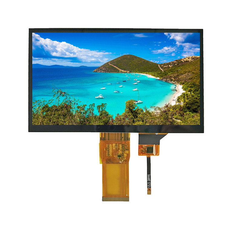 RGB 24bits 500Cd/M2 7 Inch Tft Touch Screen