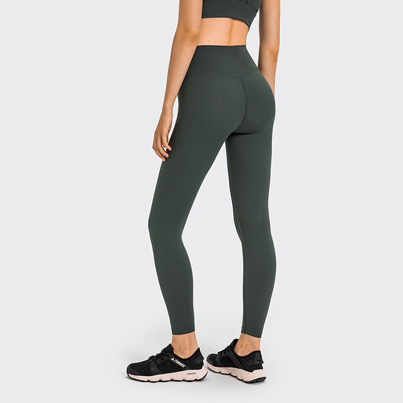 Finished Workout Yoga Pants Capri Womens Nylon Leggings With Pockets