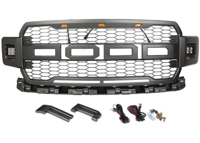 Wholesaler Ford 2018 New F150 Car Front Grille With Daytime Running Light Black Color