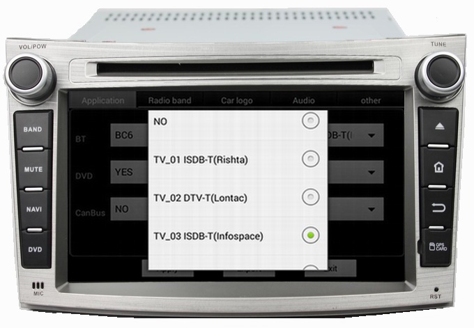 Ouchuangbo Car DVD System for Subaru Legacy /outback 2009-2012 GPS Navigation Stereo Android 4.4 OCB-7065D