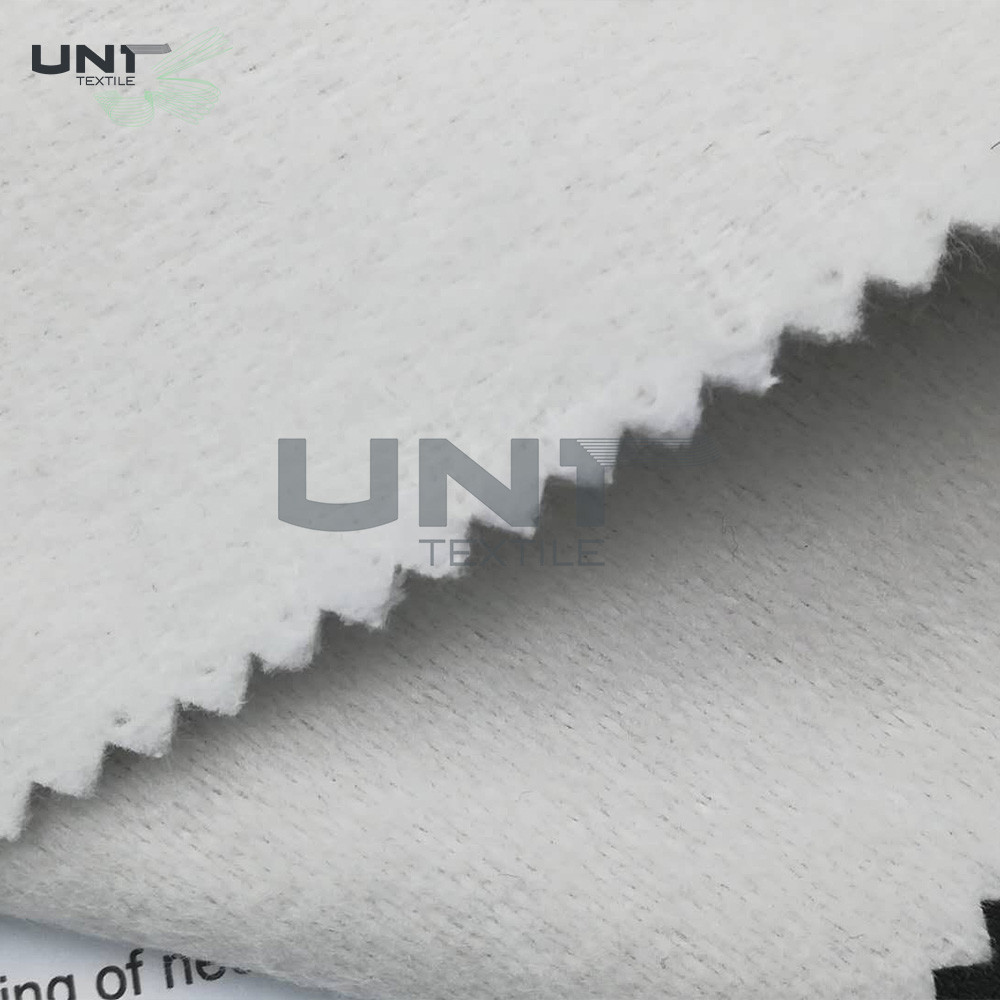 Tricot Cotton Polyester Tie Interlining Fabric For Men Necktie