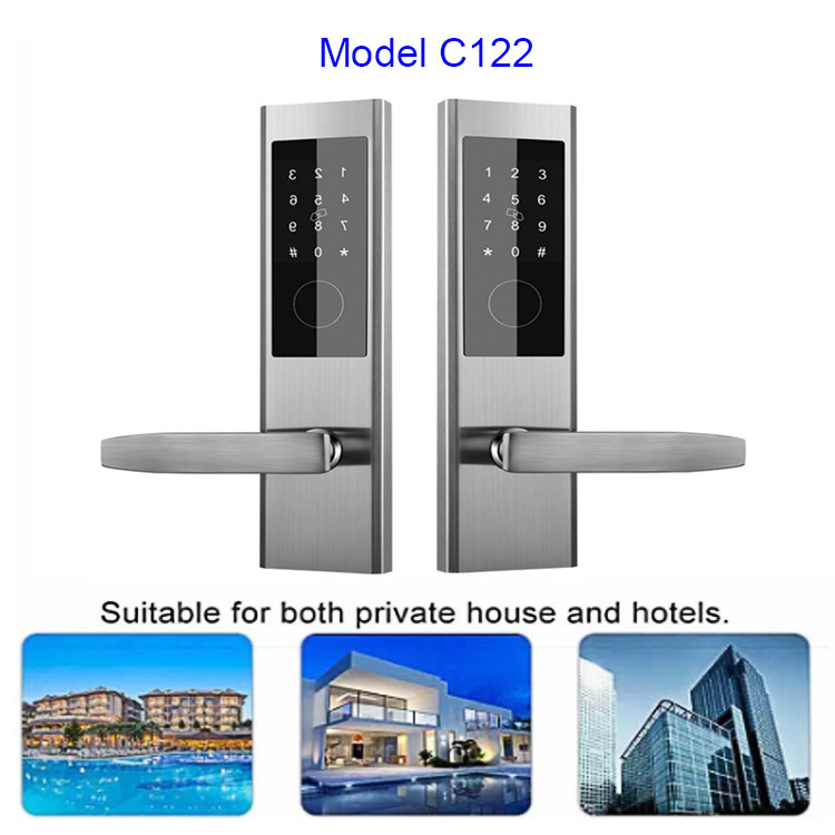 TTlock App Controlled Keyless Digital Door Lock Apartment Smart Door Locks