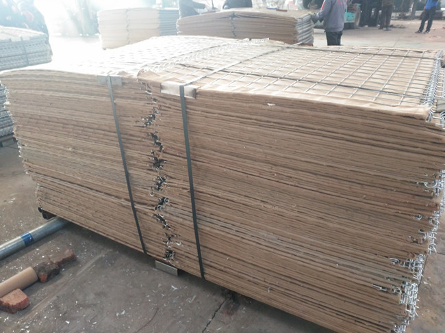 HBGB 350g/Sqm Heavy Geotextile Welded Gabion Mesh Noise Barrier Wall
