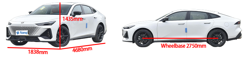 PHEV Changan Uni-V Sedan Plug In Hybrid Hatchback 2023 Popular Design