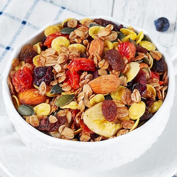 Freeze Dried Buckwheat Cereals Rolled Oats Granola Flake Instant Breakfast