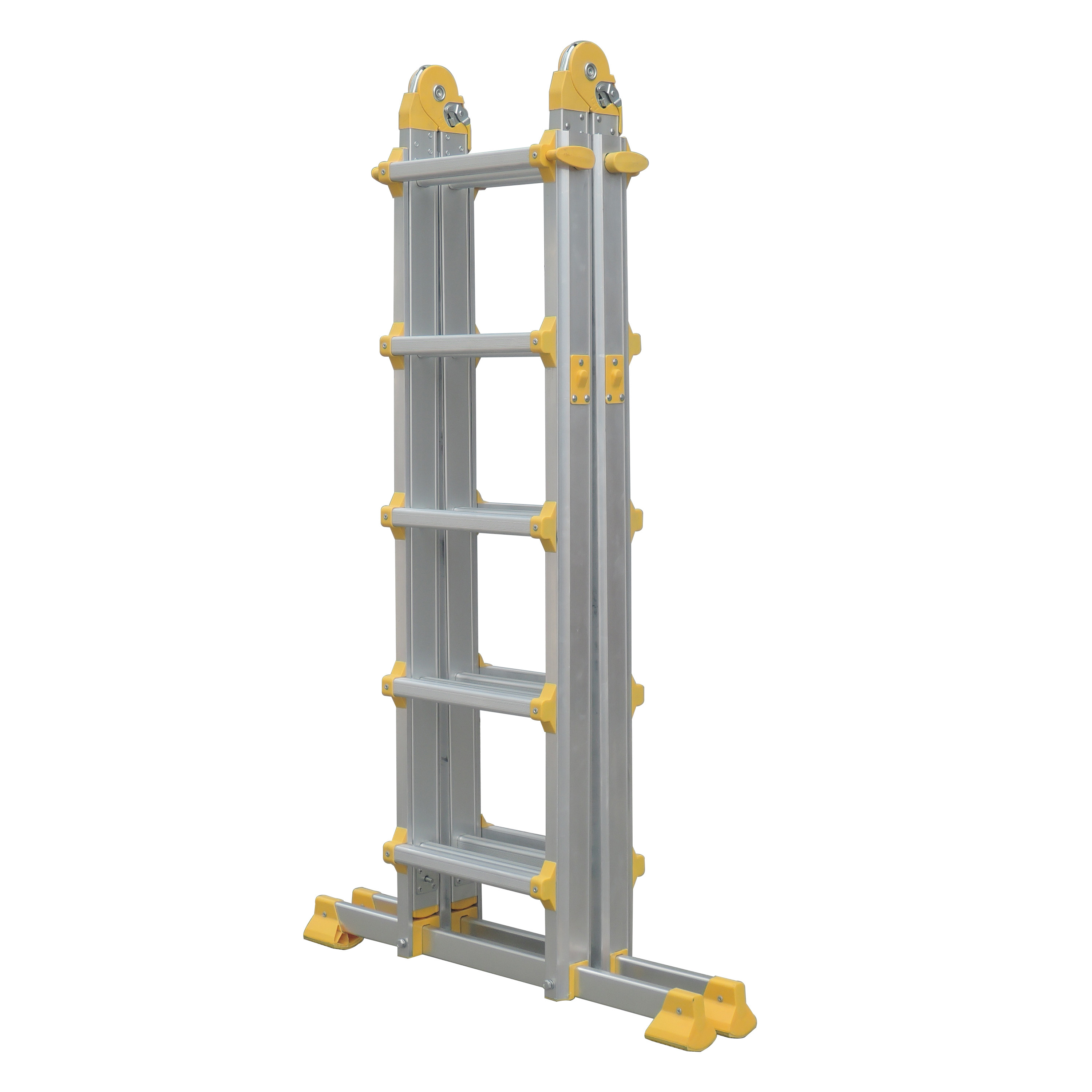 5 Steps Aluminum Telescopic Ladder High Strength Stable Performance